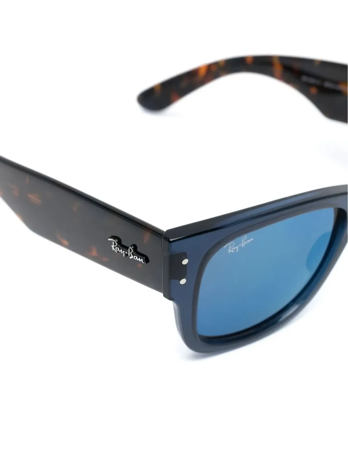 Ray-Ban メガウェイファーラー フレーム サングラス ブルー - 画像3