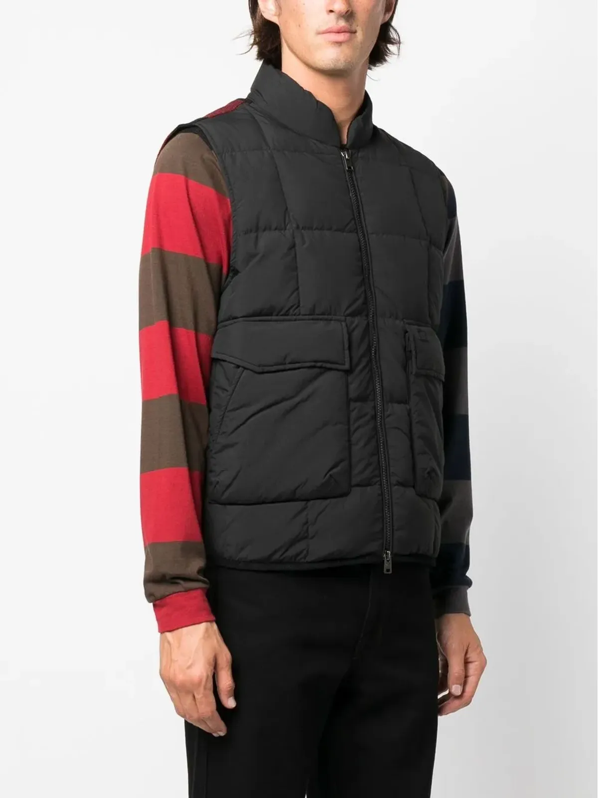 Woolrich 羽毛ダウン入りキルティングベスト - 画像3