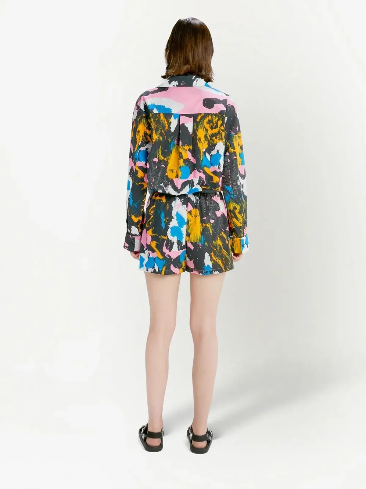 Christopher Kane 迷彩プリント長袖シャツ - 画像2