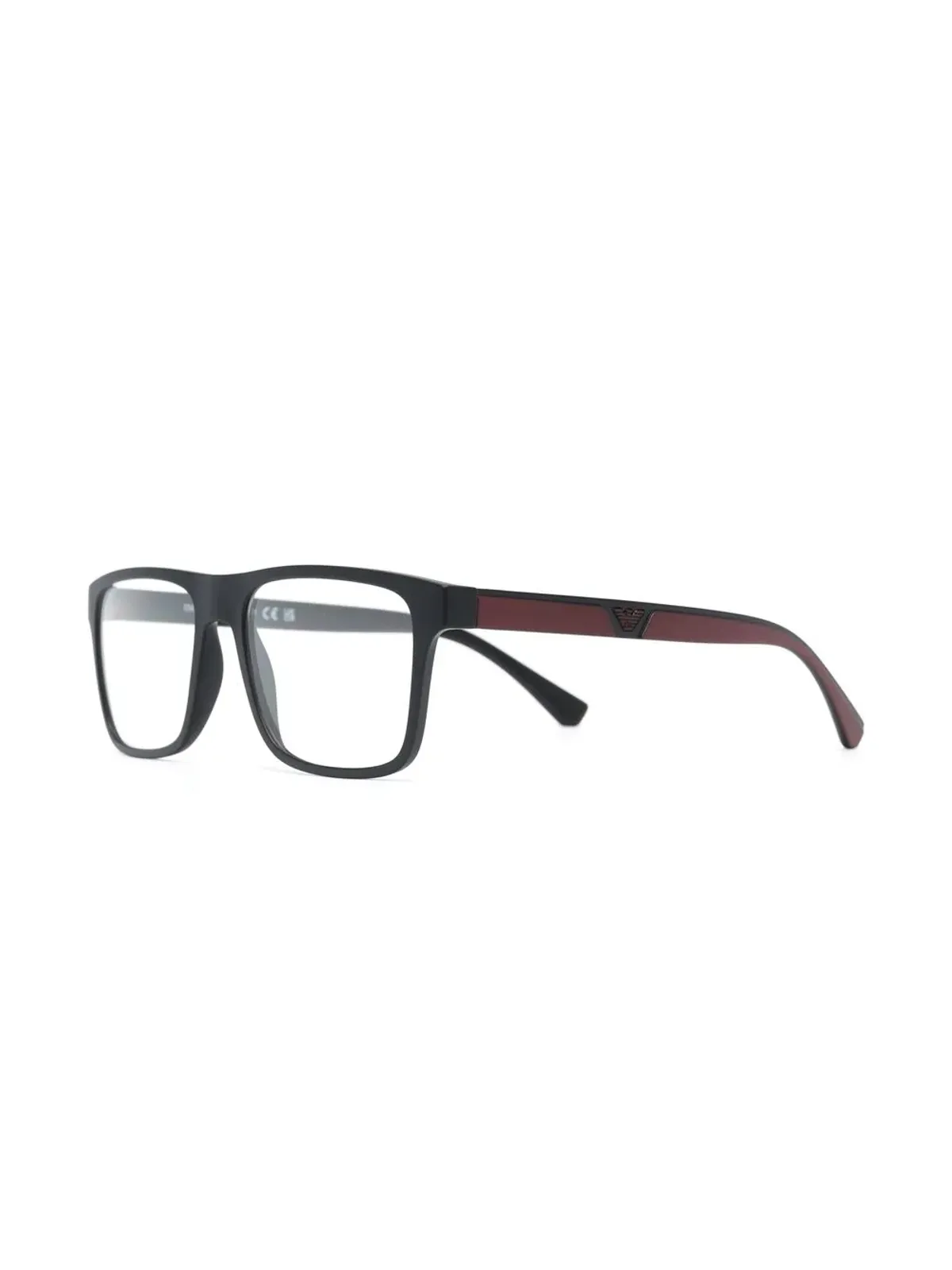 Emporio Armani changeable-lens rectangular sunglasses - 画像3
