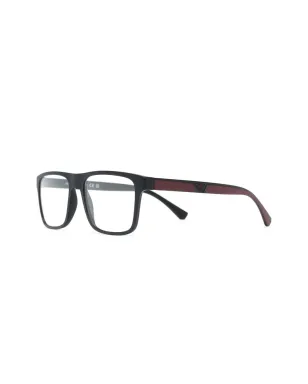 Emporio Armani changeable-lens rectangular sunglasses - サムネイル3