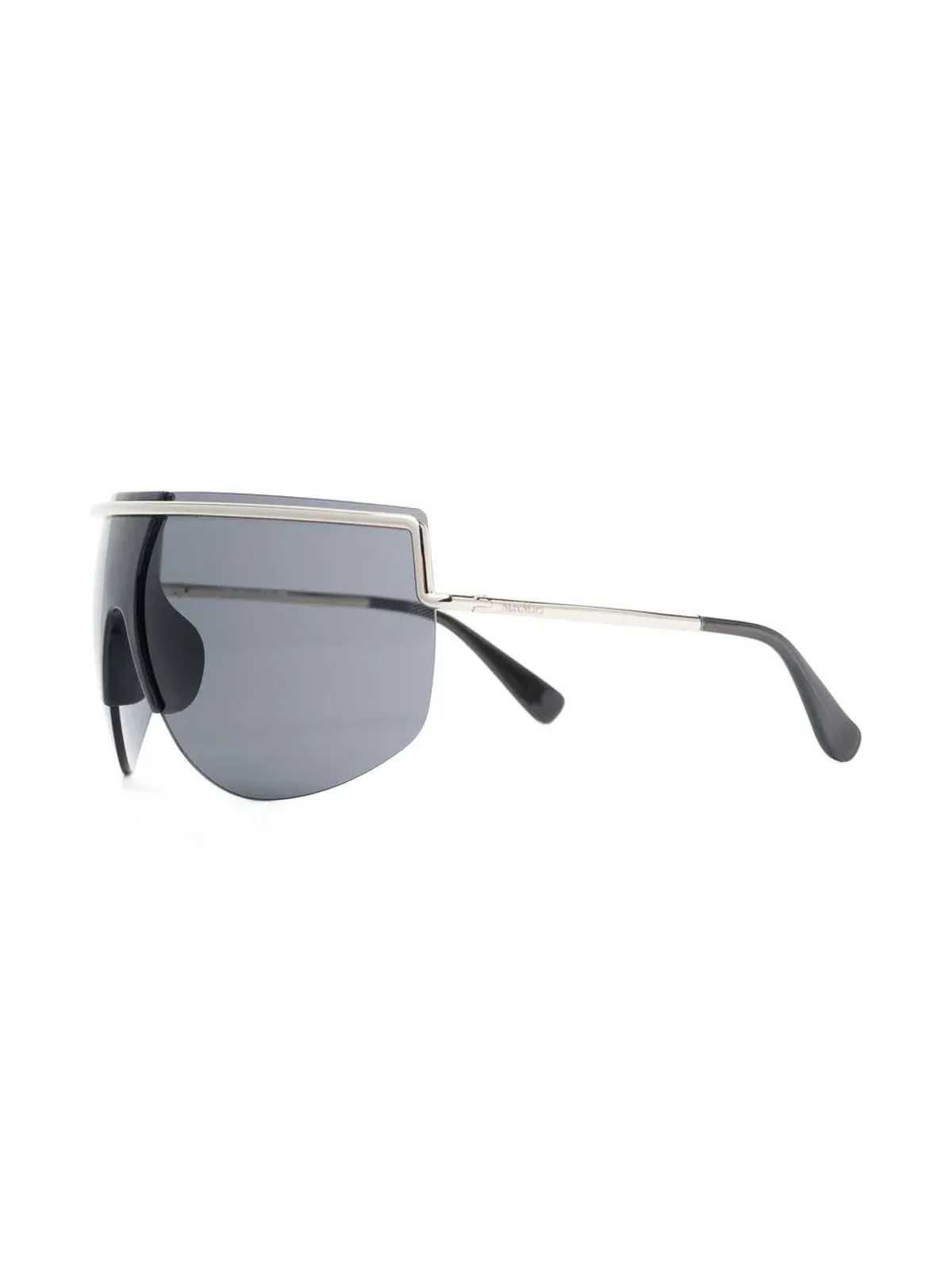 Max Mara Eyewear オーバーサイズのフレームレス ティントサングラス - 画像2