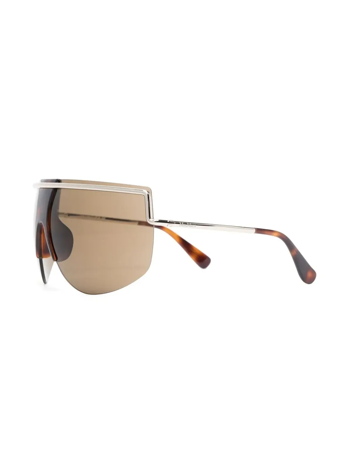 Max Mara Eyewear オーバーサイズフレームレス サングラス - 画像2
