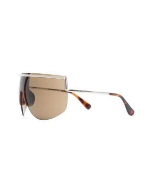 Max Mara Eyewear オーバーサイズフレームレス サングラス - サムネイル2