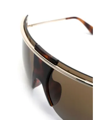 Max Mara Eyewear オーバーサイズフレームレス サングラス - サムネイル3