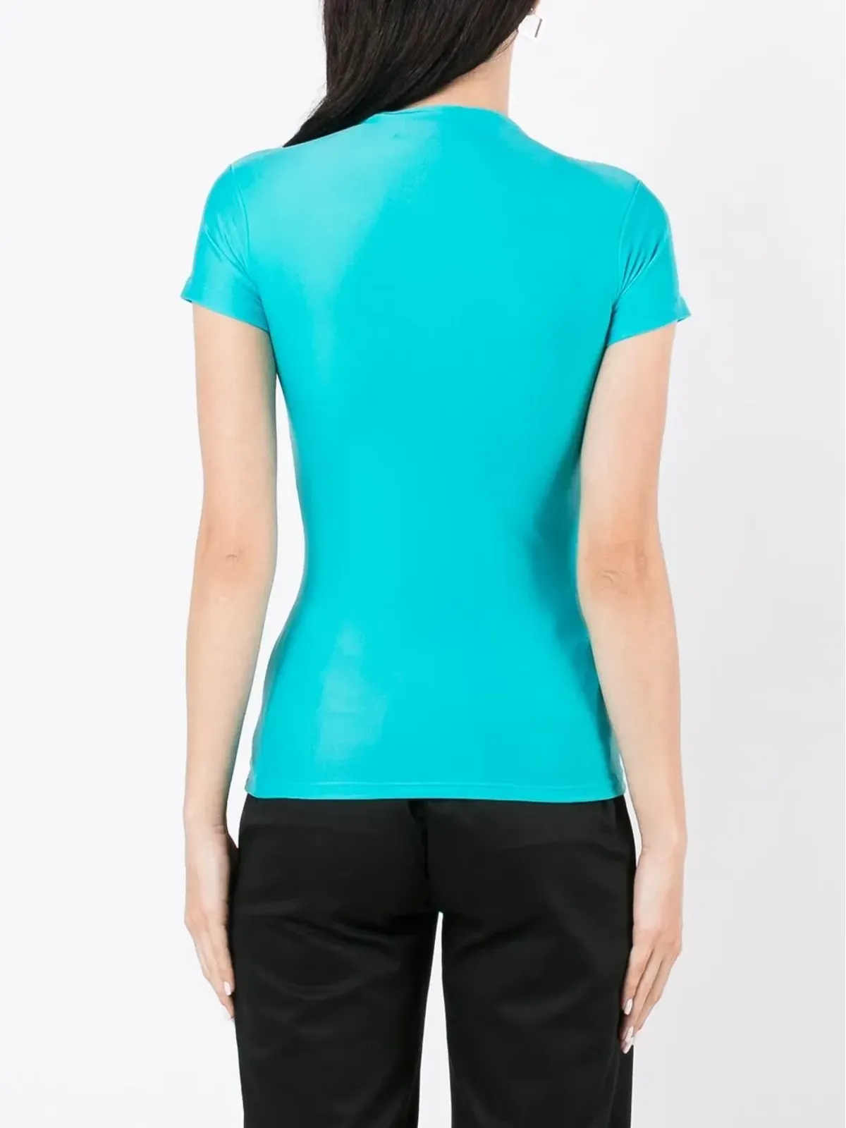 Gloria Coelho ラウンドネック半袖Tシャツ - 画像4