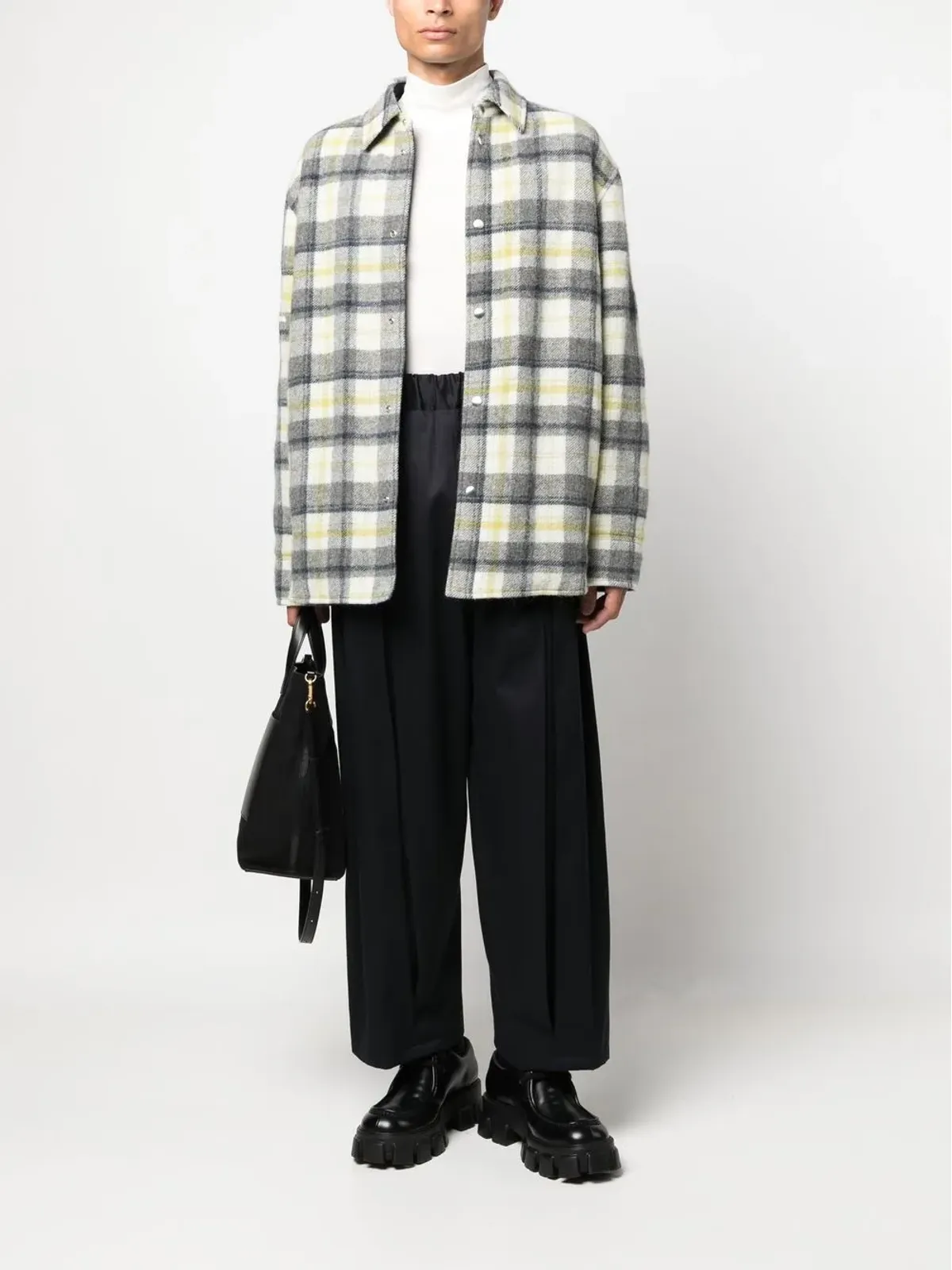 Jil Sander チェック柄シャツジャケット - 画像2