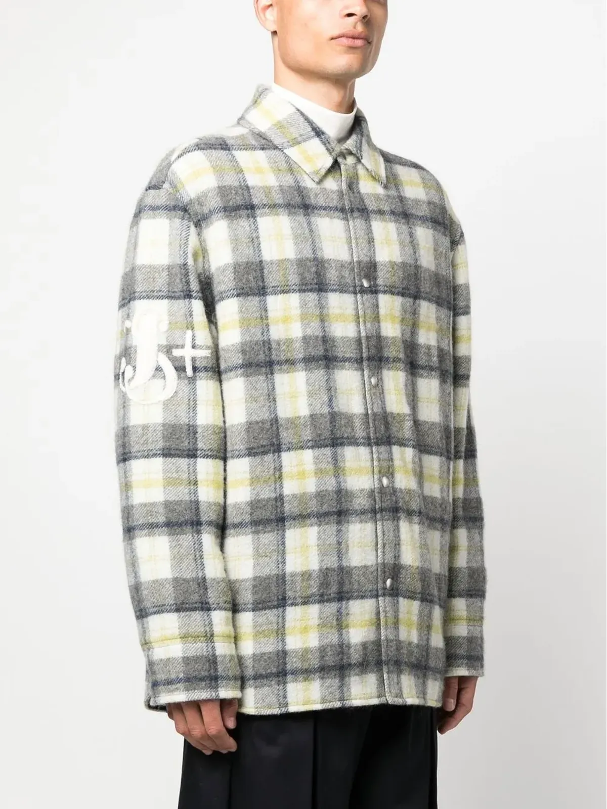 Jil Sander チェック柄シャツジャケット - 画像3