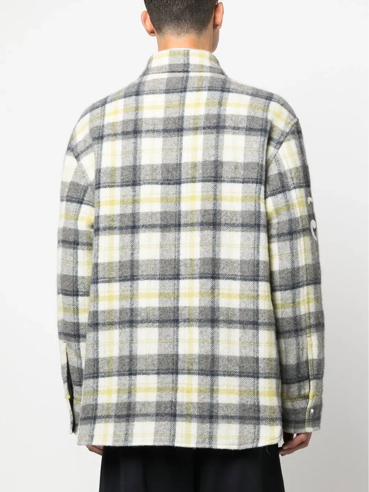 Jil Sander チェック柄シャツジャケット - 画像4