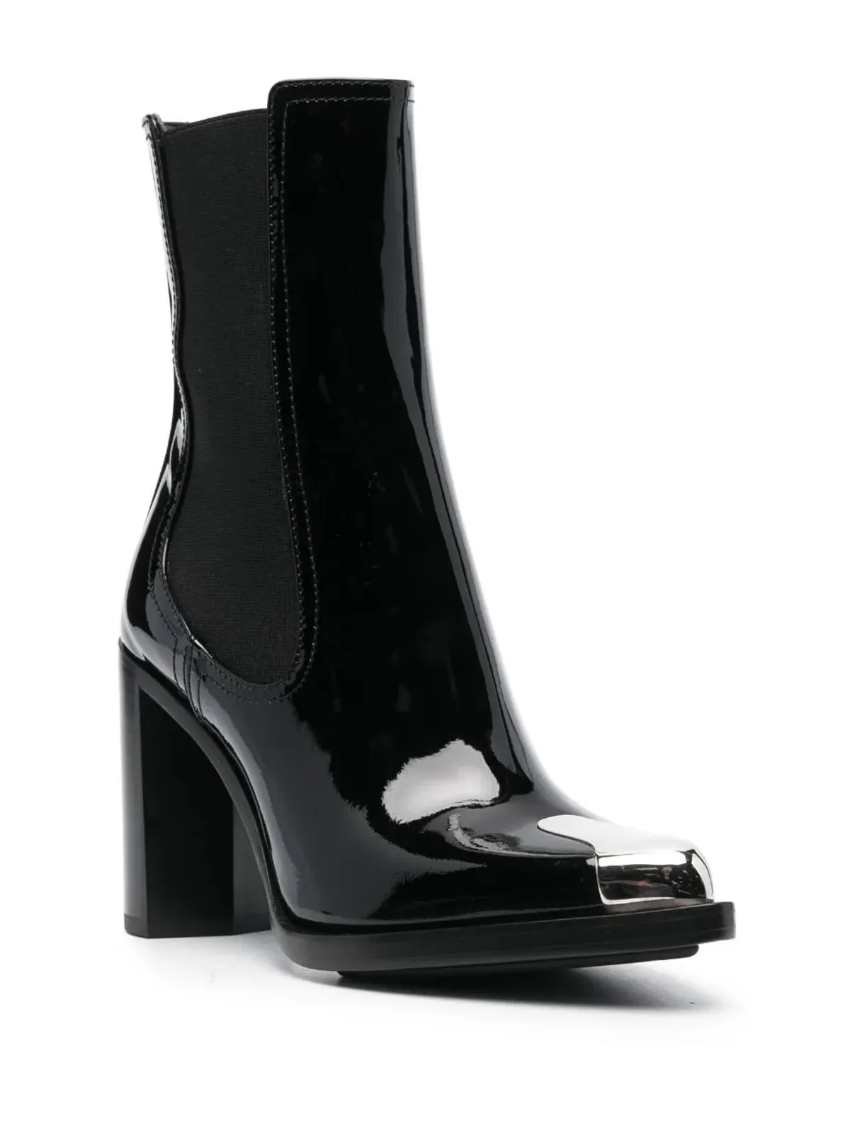 Alexander McQueen パンクチェルシーブーツ ブラック - 画像2