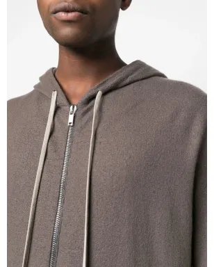Rick Owens ドローストリングジップアップフーディ - サムネイル5