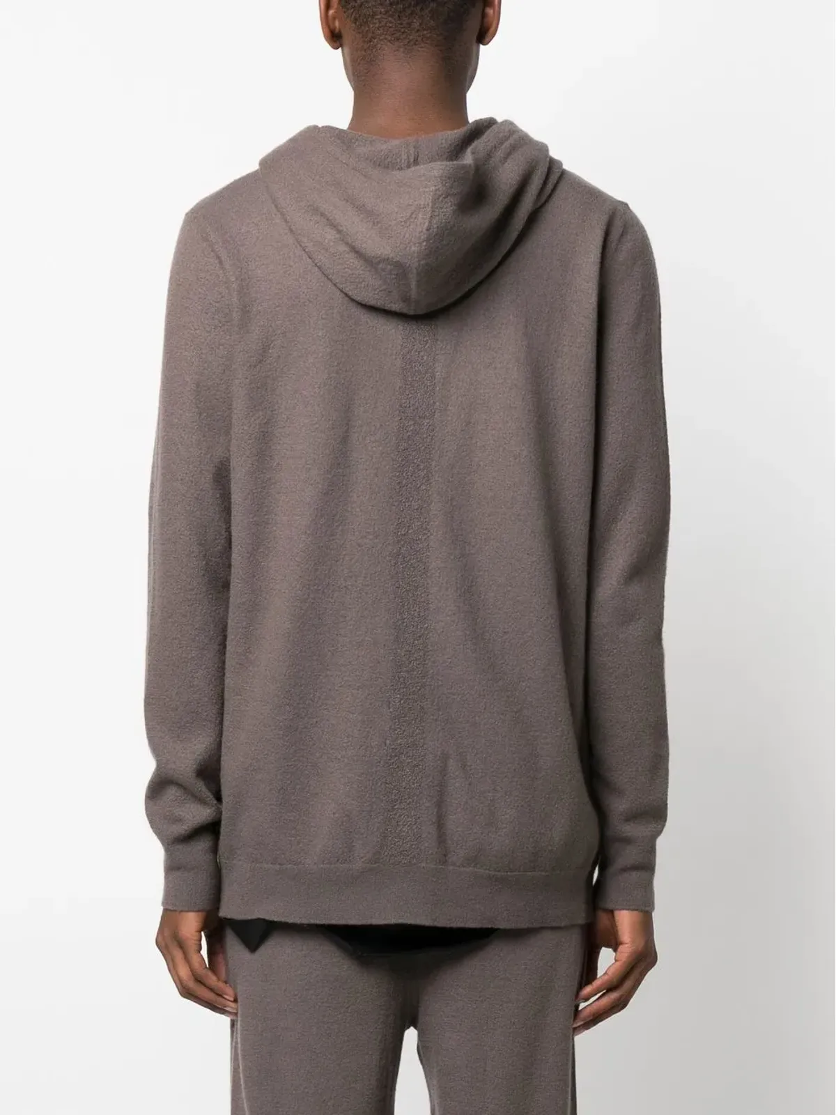 Rick Owens ドローストリングジップアップフーディ - 画像4