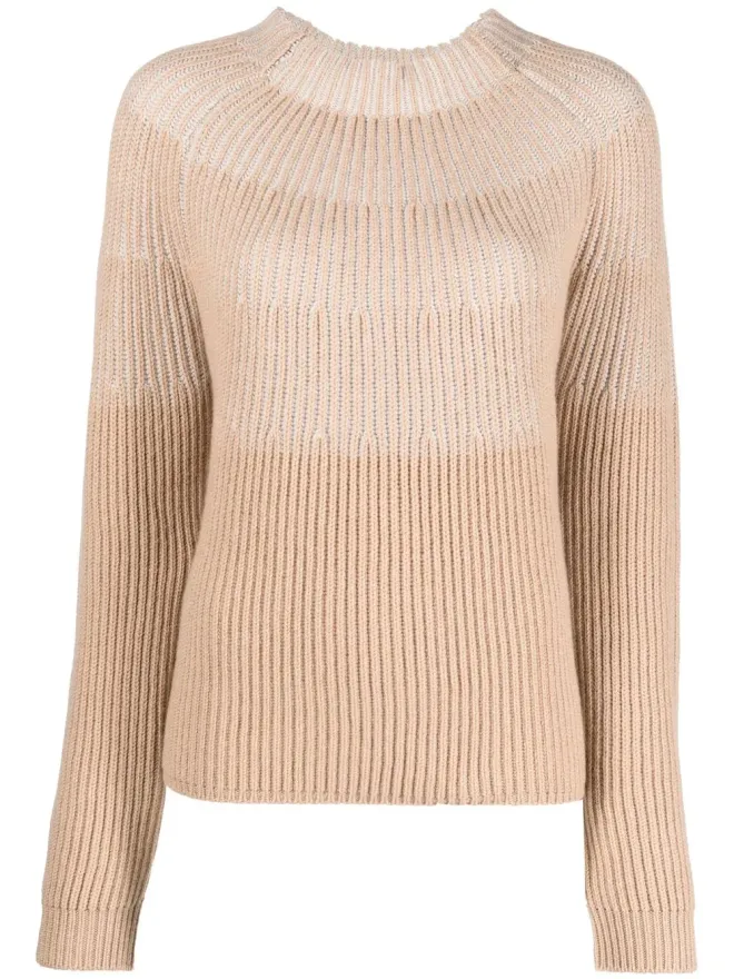 Agnona Agnona カラー ブロック カシミヤ ジャンパー - Neutralsの商品画像