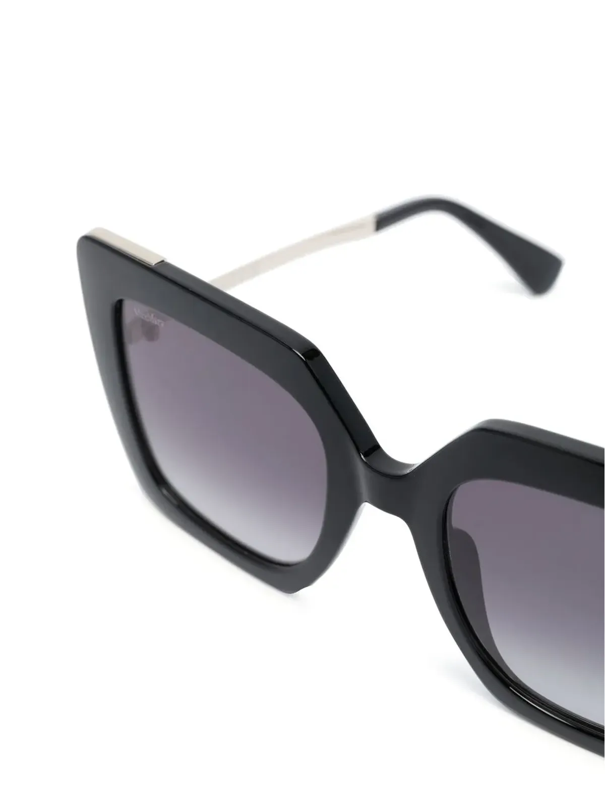 Max Mara Eyewear エングレーブド・ロゴ スクエアフレーム サングラス - 画像3