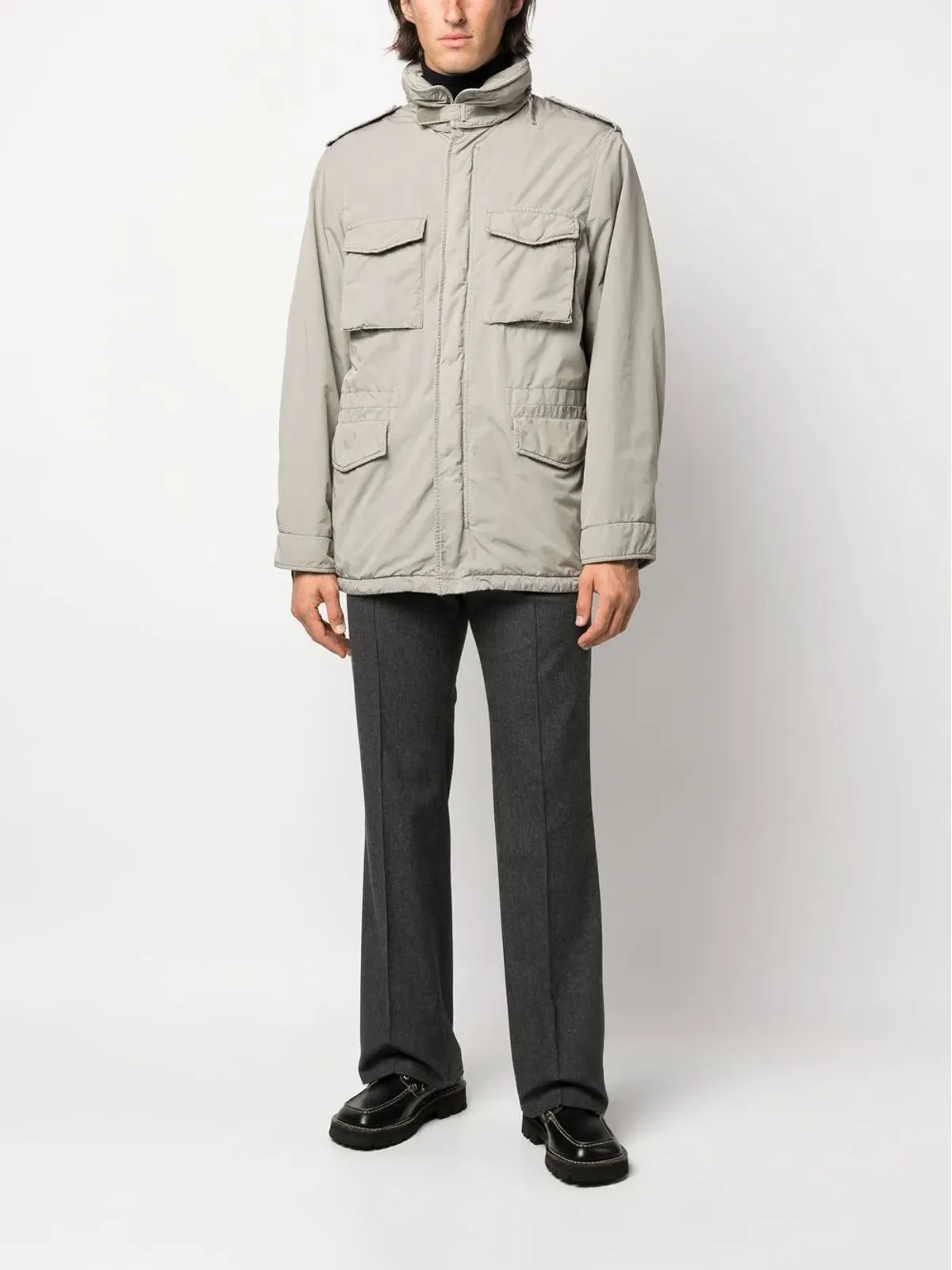 ASPESI Newcamp military jacket - Grey - 画像2