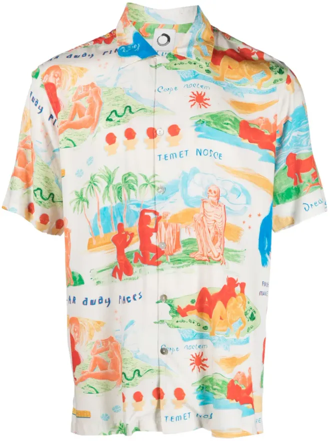 Endless Joy Endless Joy Far Away Placesプリント 半袖シャツの商品画像