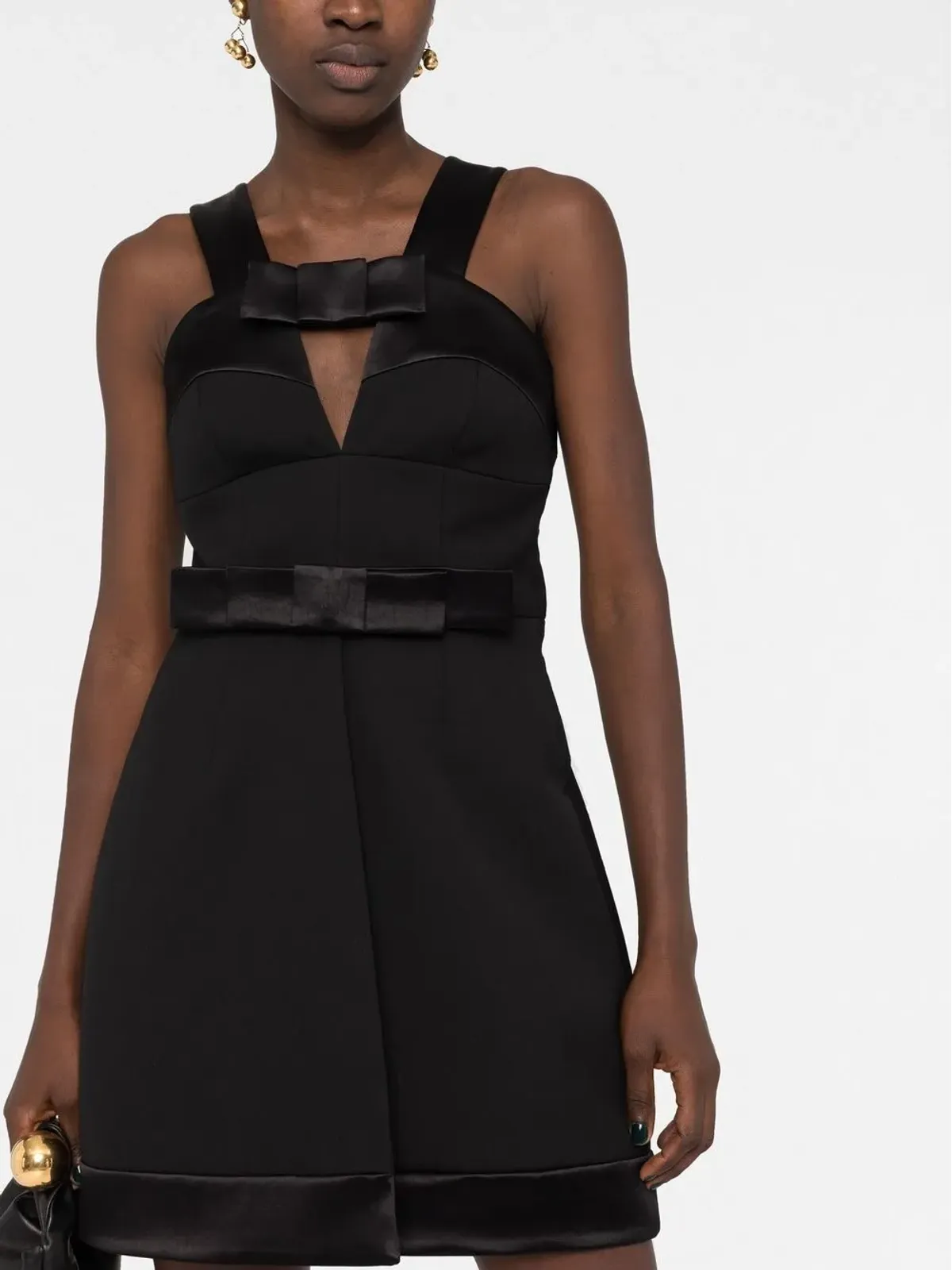 Jil Sander ボウディテール ミニドレス - 画像3