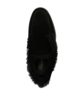 Santoni シアリング付きスリップオン ローファー - サムネイル4
