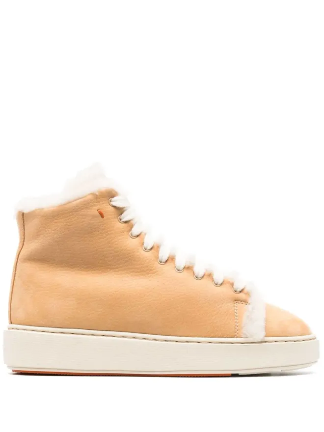 Santoni Santoni シアリングトリム ハイカットスニーカーの商品画像