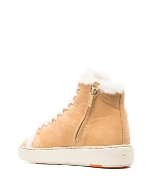 Santoni シアリングトリム ハイカットスニーカー - サムネイル3