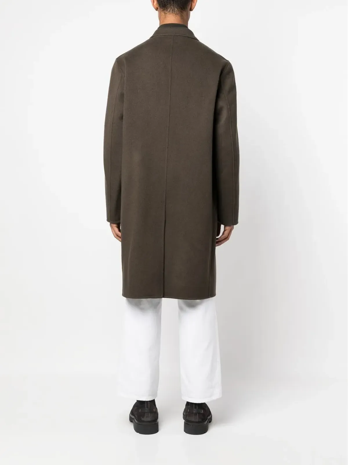 Theory ウール混紡 シングルブレストコート - 画像4
