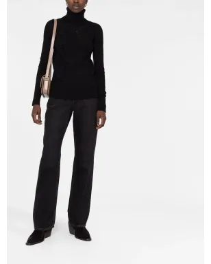 Saint Laurent カットアウト ロールネック ジャンパー - サムネイル2
