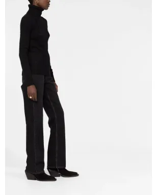 Saint Laurent カットアウト ロールネック ジャンパー - サムネイル4