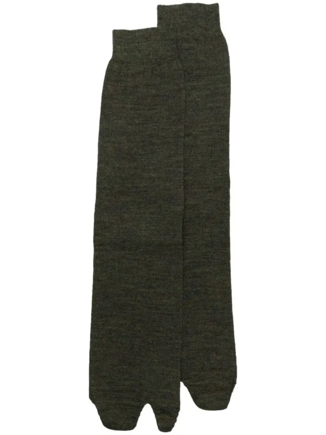 Maison Margiela Maison Margiela タビ ウール混紡ソックス（グリーン）の商品画像