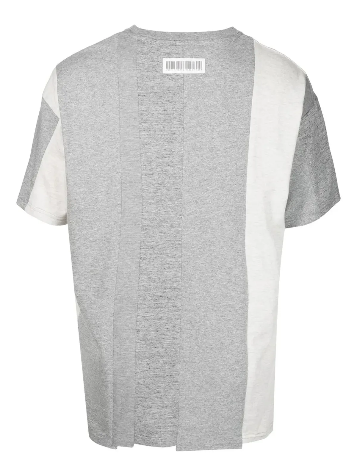 Mostly Heard Rarely Seen スプライスド ロゴプリント コットンTシャツ - 画像2