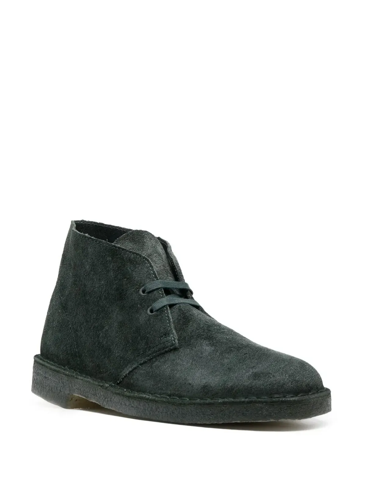 Clarks Originals レースアップスエードブーツ - グリーン - 画像2
