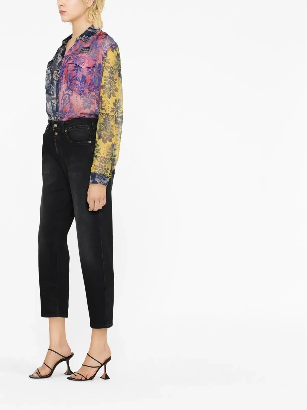 Versace Jeans Couture タペストリー クチュール パネルドシャツ - 画像3