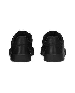 Dolce & Gabbana Kids Portofino Light レザー スニーカー ブラック - サムネイル3