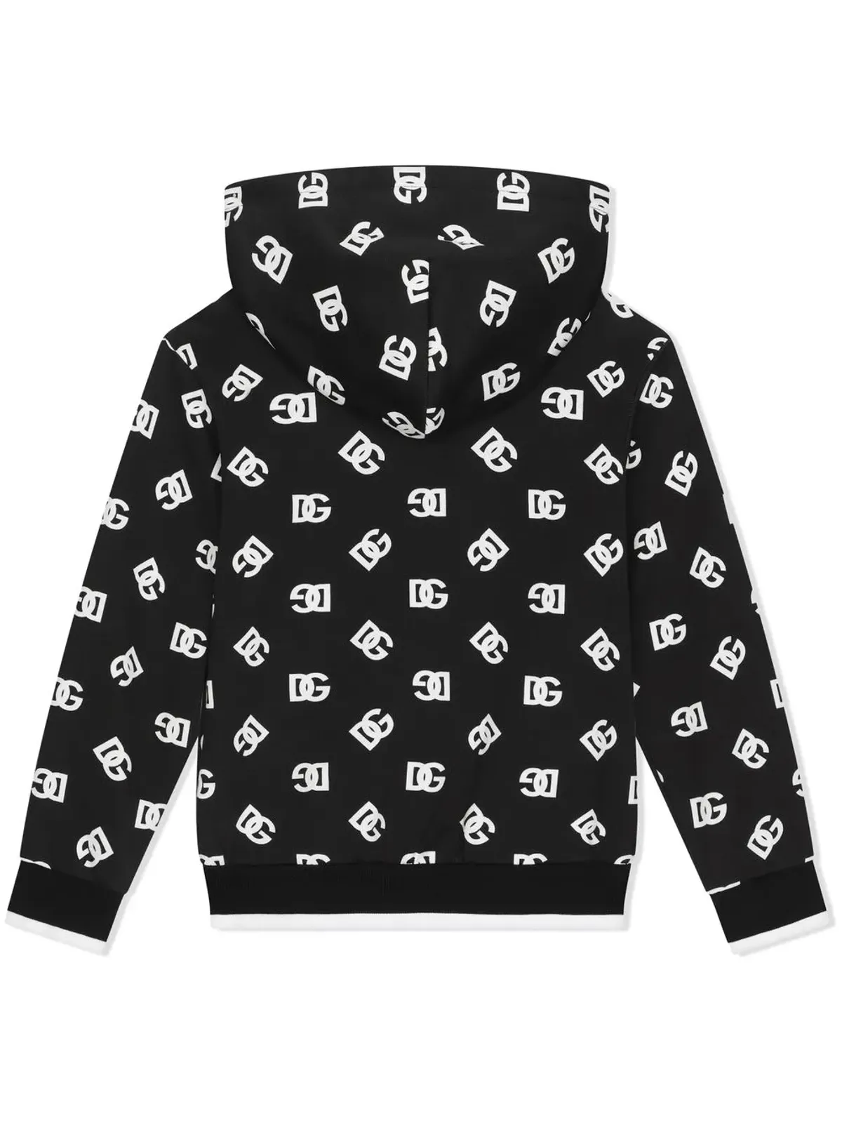 Dolce & Gabbana Kids DGロゴ ジップアップフーディー - 画像2
