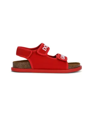 Dolce & Gabbana Kids ロゴプリント フラットサンダル - サムネイル2