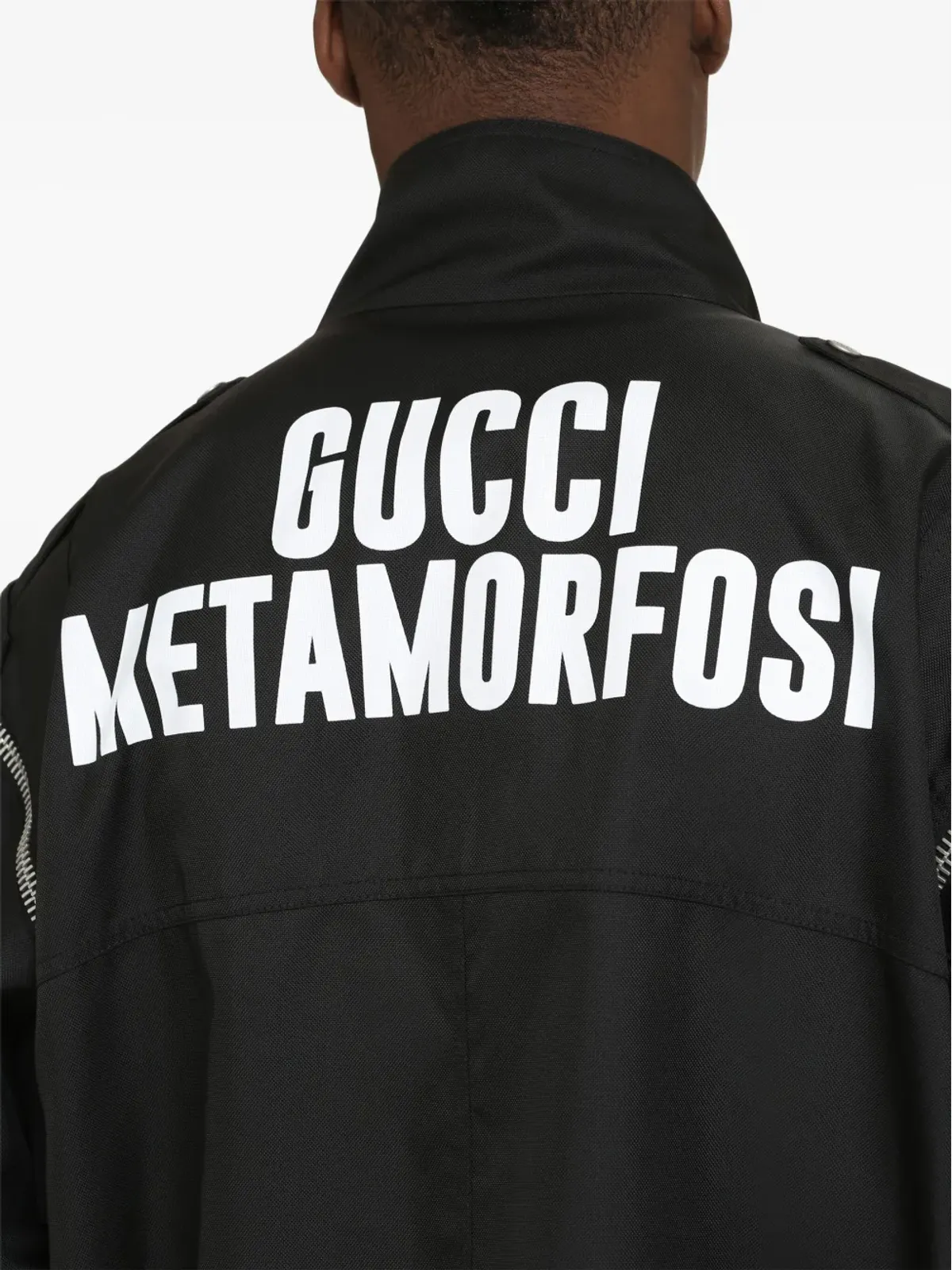 Gucci Metamorfosi detachable-sleeves jacket - Black - 画像3