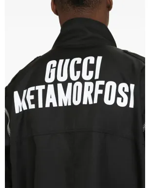 Gucci Metamorfosi detachable-sleeves jacket - Black - サムネイル3