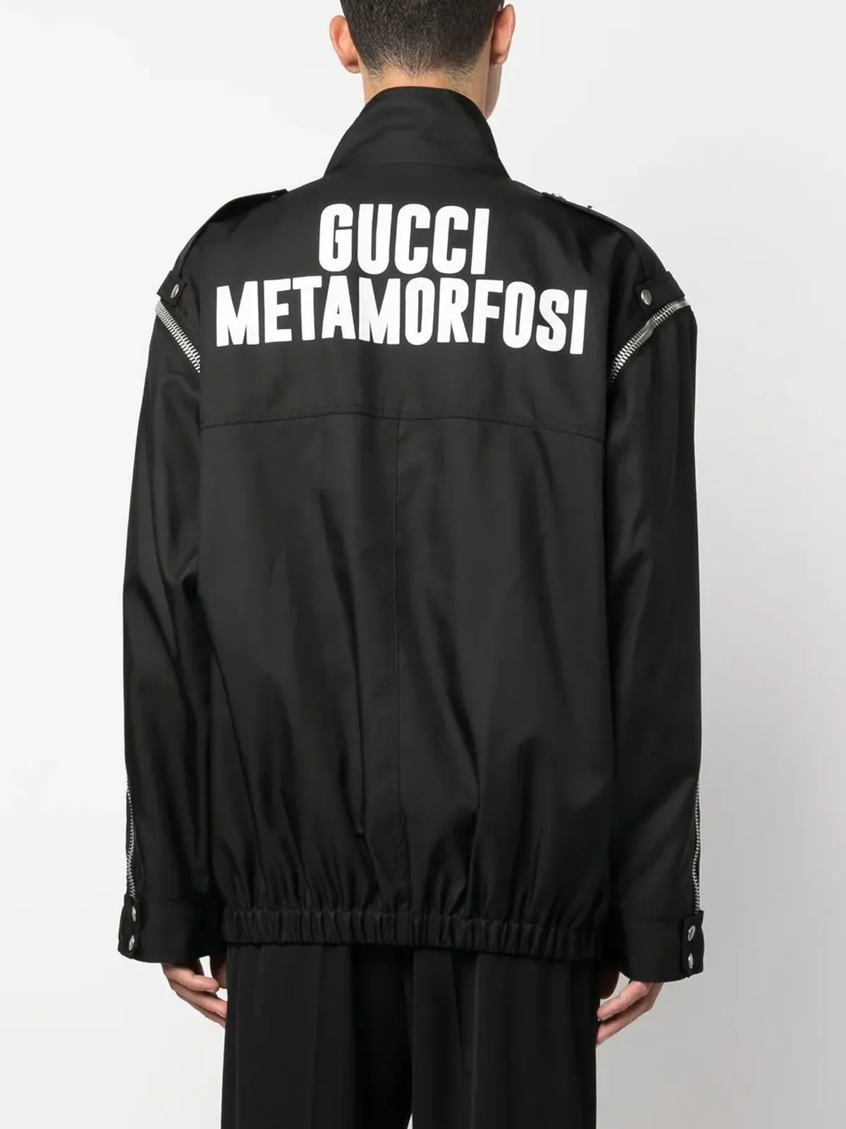 Gucci Metamorfosi detachable-sleeves jacket - Black - 画像4