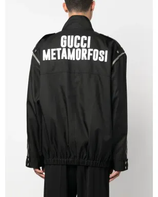 Gucci Metamorfosi detachable-sleeves jacket - Black - サムネイル4