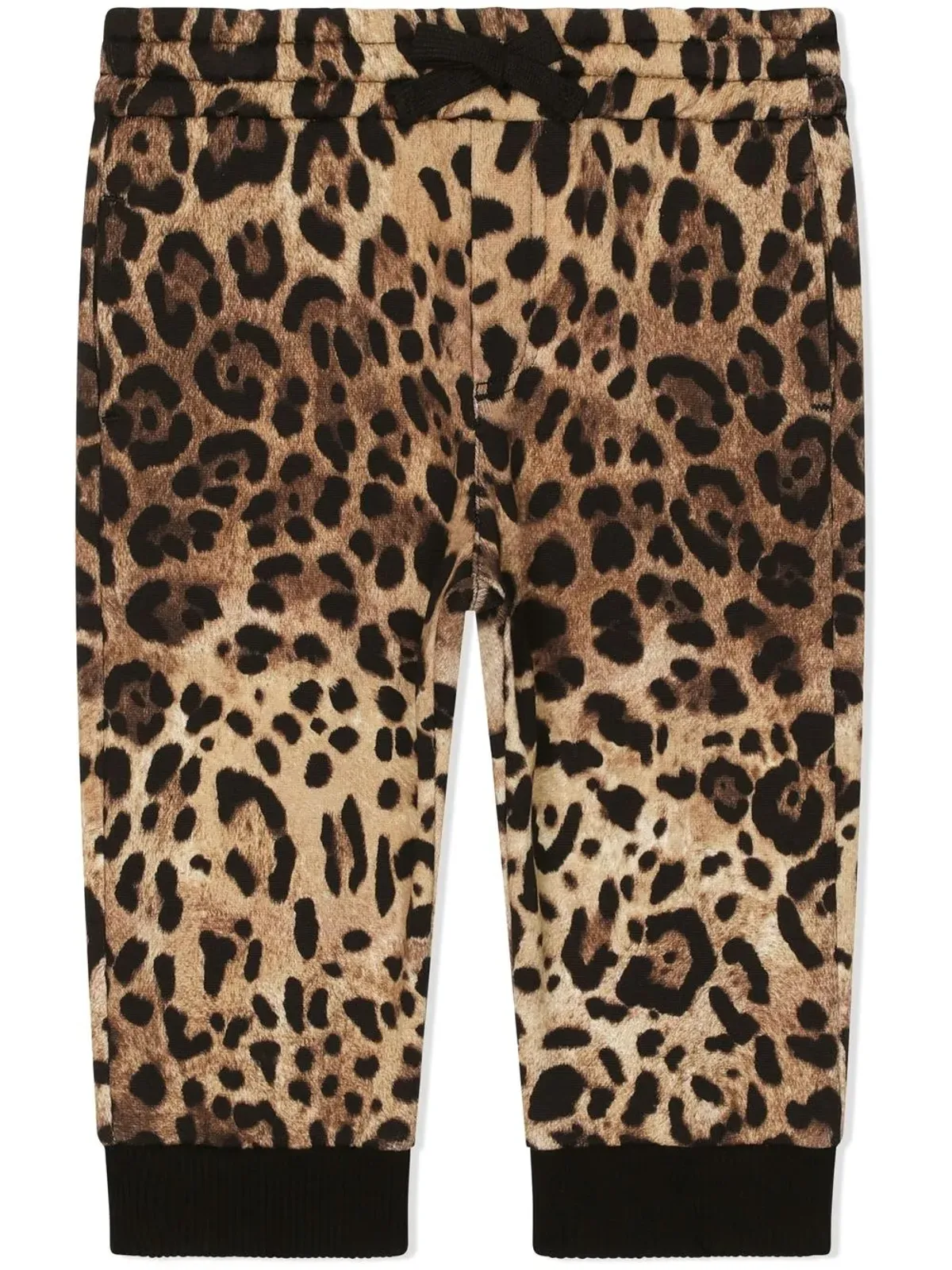 Dolce & Gabbana Kids レオパード柄トラックパンツ - 画像1