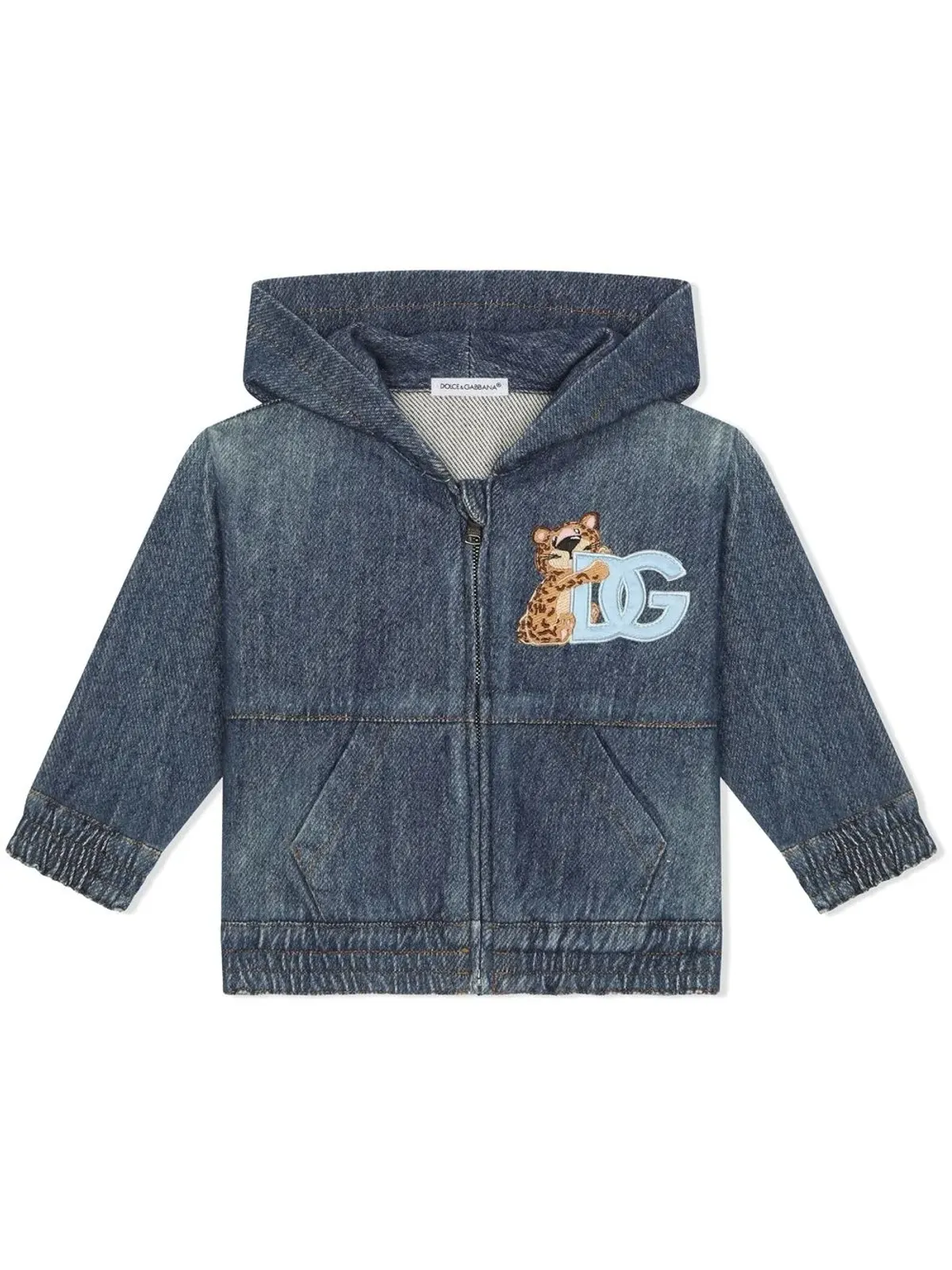 Dolce & Gabbana Kids ロゴモチーフ デニムジャケット - 画像1