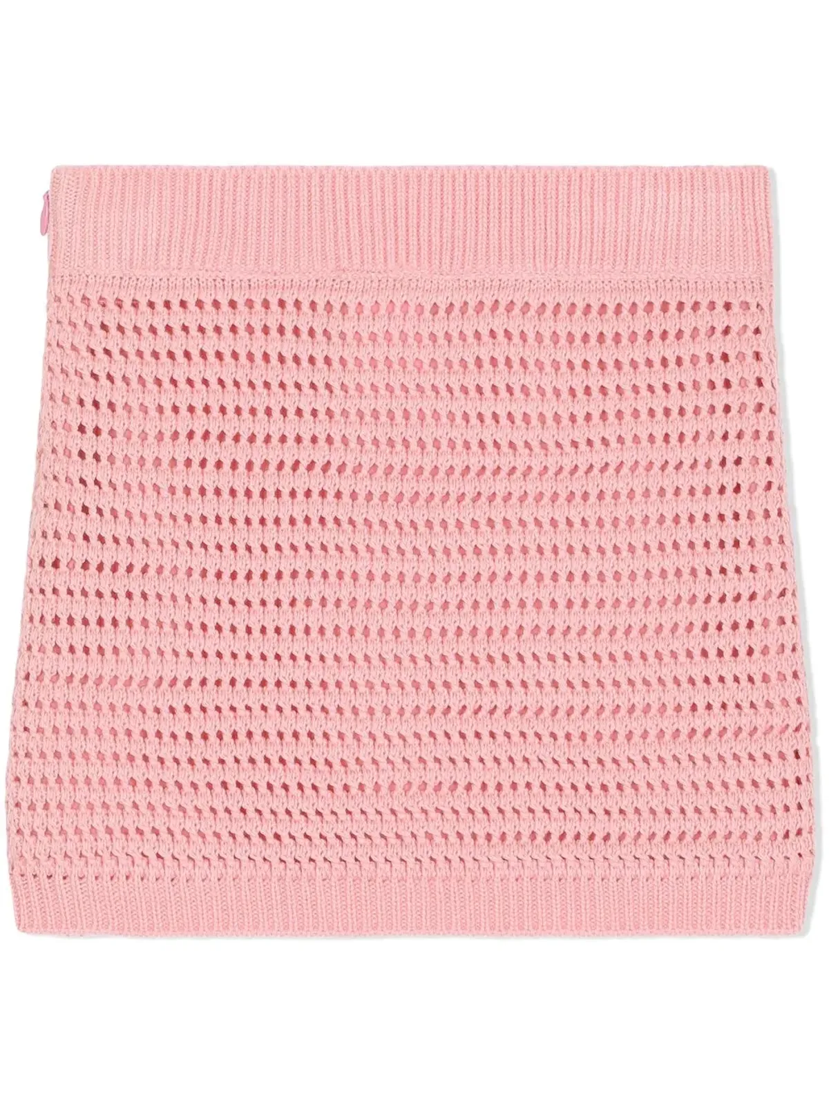 Dolce & Gabbana Kids 刺繍ロゴ入りオープンワークスカート - 画像2