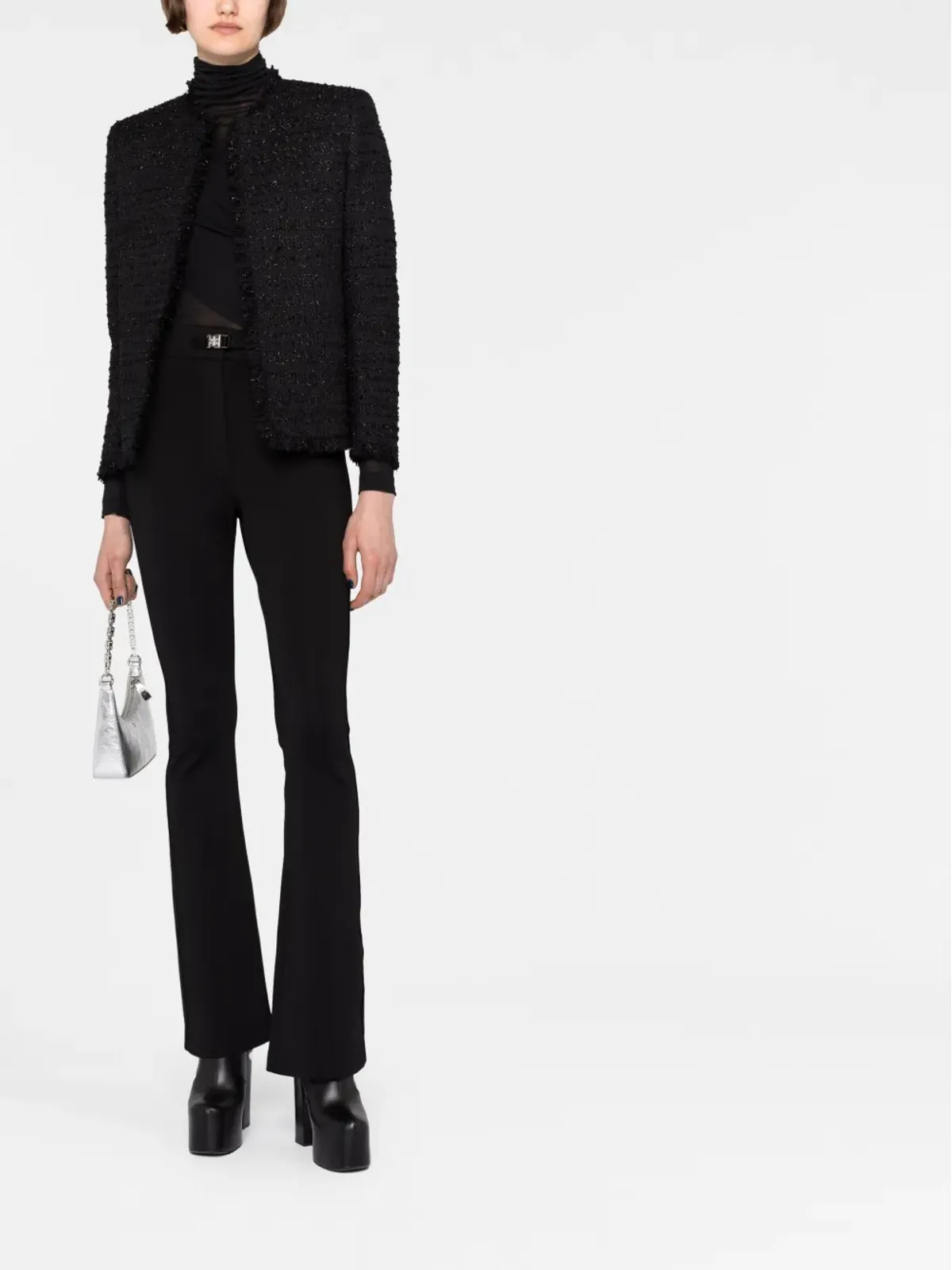 Givenchy ハイウエストフレアパンツ - 画像2