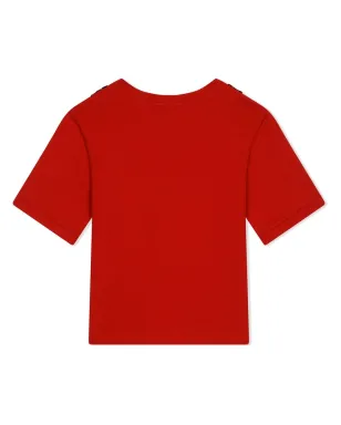 Dolce & Gabbana Kids レースインサート コットン Tシャツ - サムネイル2