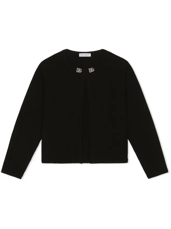 Dolce & Gabbana Kids Dolce & Gabbana Kids DG-logo カシミヤ カーディガンの商品画像