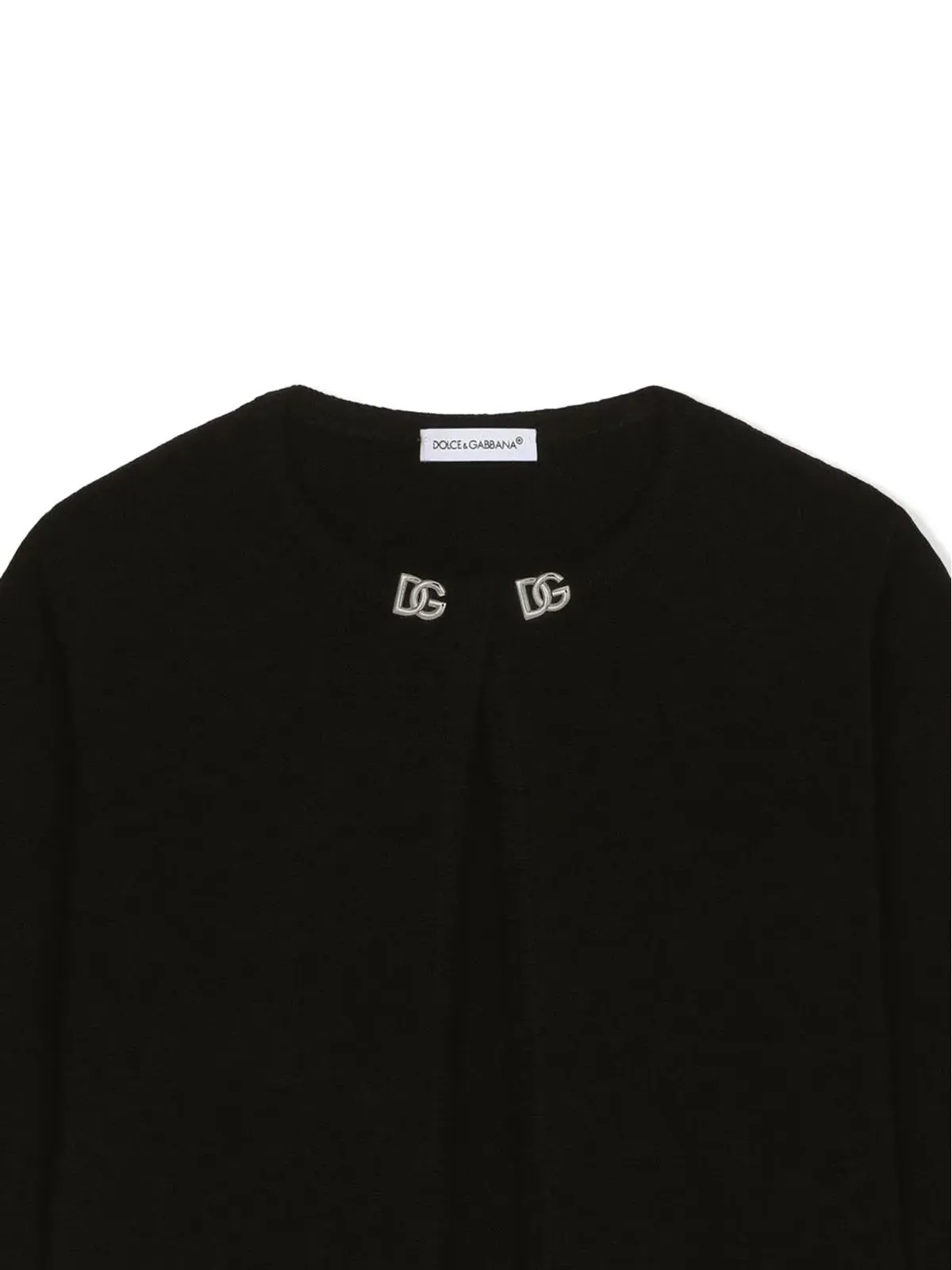 Dolce & Gabbana Kids DG-logo カシミヤ カーディガン - 画像3