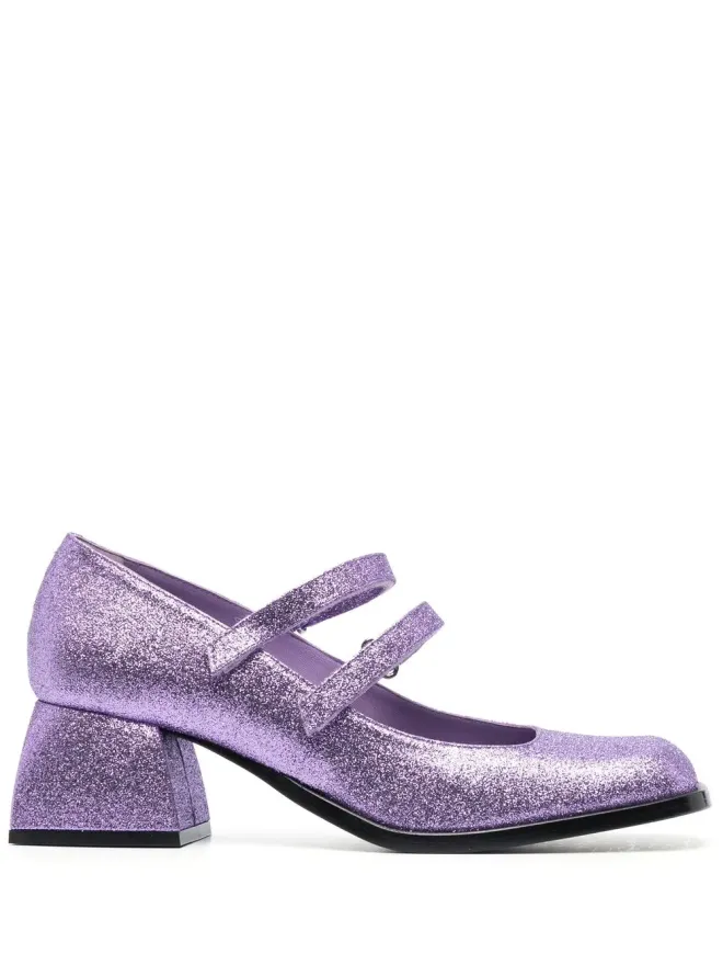 Nodaleto Nodaleto Bacara 55mm Glitter Mary-Jane Shoesの商品画像