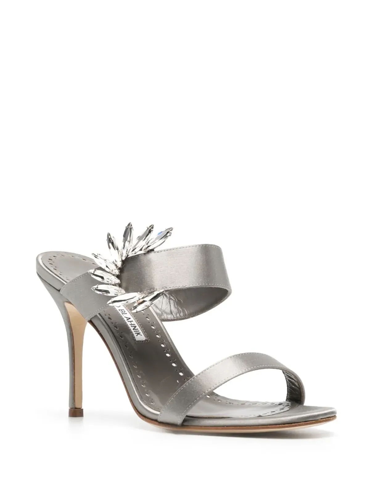 Manolo Blahnik チビェラ サンダル - グレー - 画像2