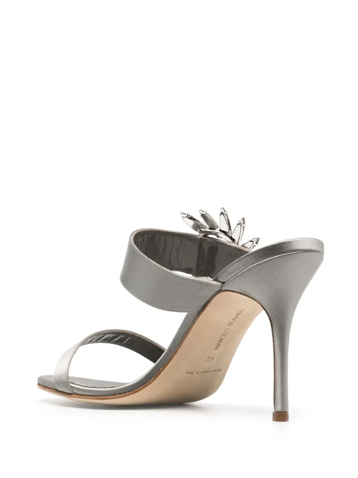 Manolo Blahnik チビェラ サンダル - グレー - 画像3