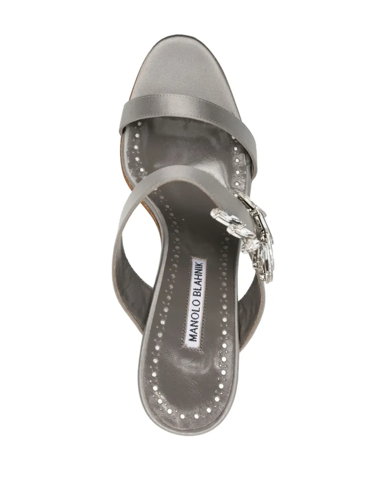Manolo Blahnik チビェラ サンダル - グレー - 画像4