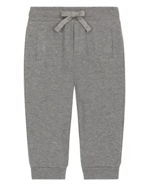 Dolce & Gabbana Kids ロゴプレート トラックパンツ - Grey - サムネイル1